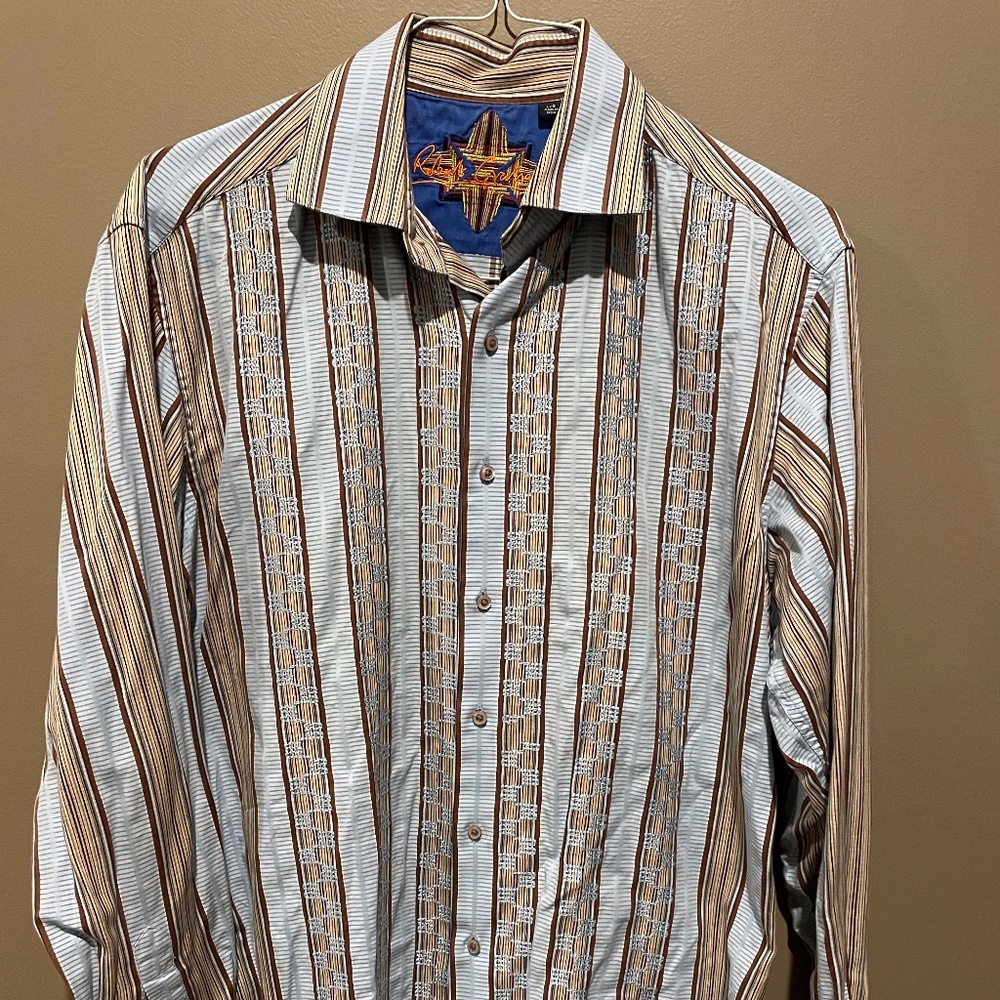 ROBERT GRAHAM- Men's Long Sleeve Shirt